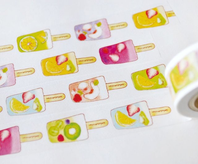 Fruit IceCandy マスキングテープ - ショップ Little brilliant days