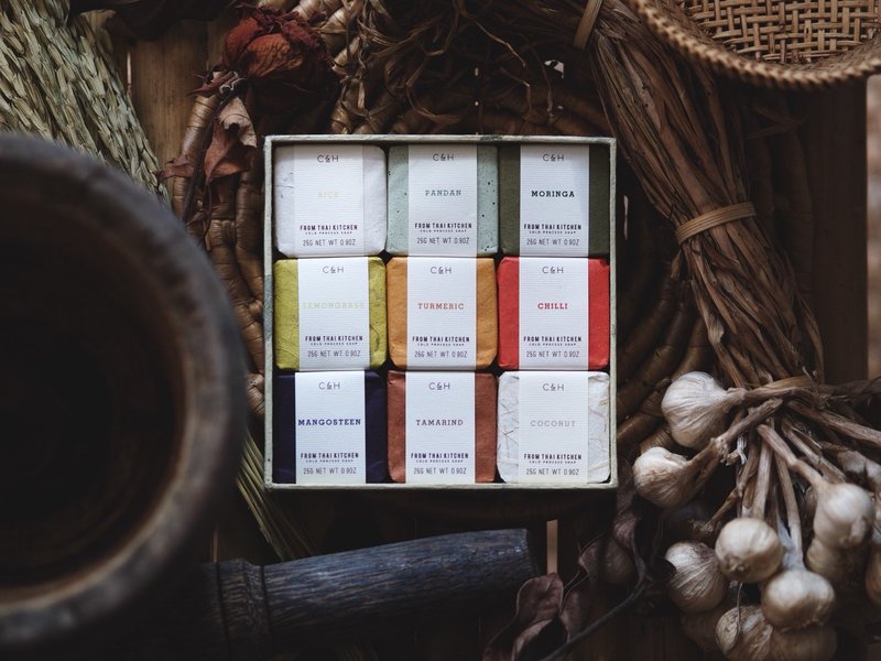 สบู่สมุนไพร ฟรอมไทยคิทเช่น แบบเซ็ต - สบู่ - วัสดุอื่นๆ 