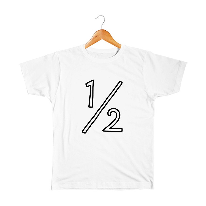 ハーフバースデー Kids T-shirt - Tops & T-Shirts - Cotton & Hemp White