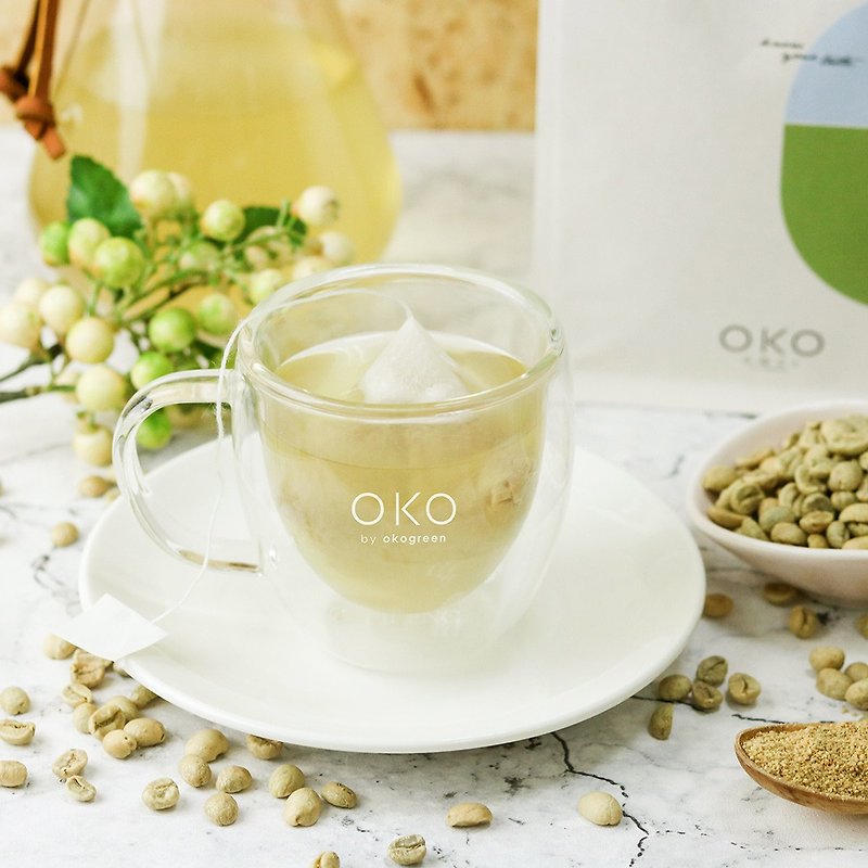 [Eco Green OKO] Green Coffee (10g x 30 pcs) - กาแฟ - อาหารสด สีนำ้ตาล