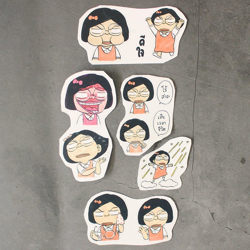 Sticker The Jengpeng Family : Sonnia - สติกเกอร์ - พลาสติก 