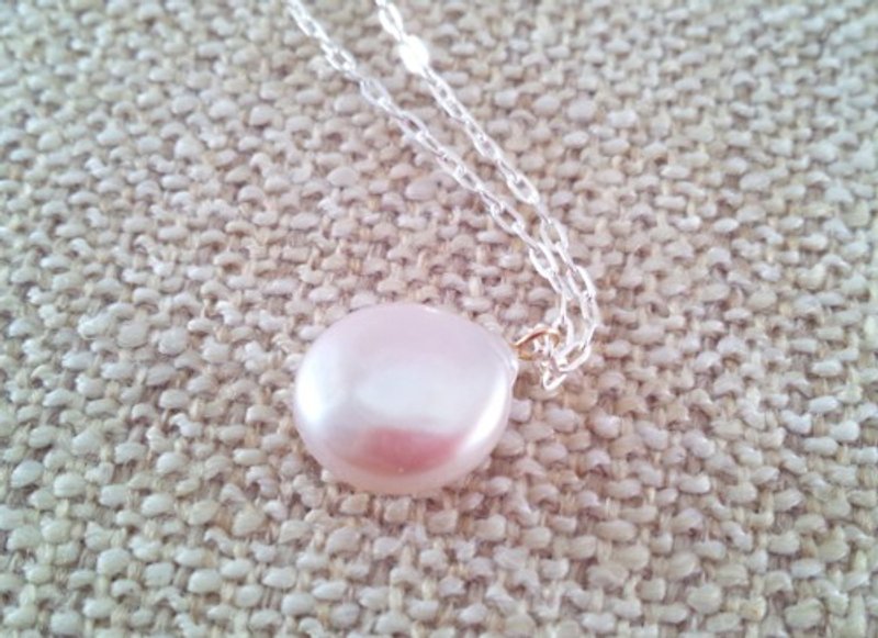 Coin Pearl SV Necklace