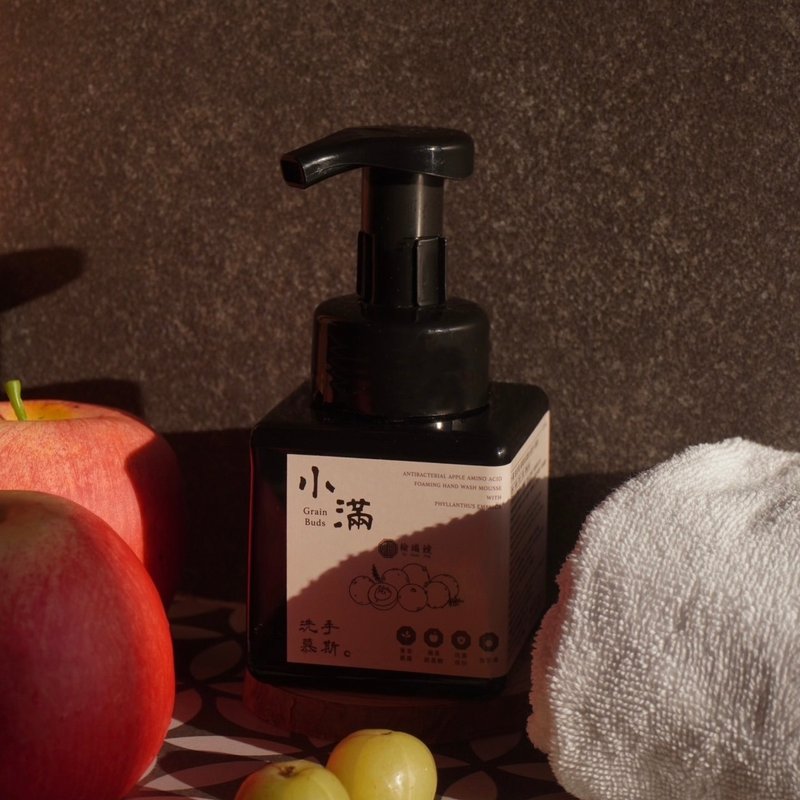 [Yuduanjing] Xiaomanganyou Apple Amino Acid Antibacterial Hand Washing Mousse - ผลิตภัณฑ์ล้างมือ - พลาสติก สีนำ้ตาล