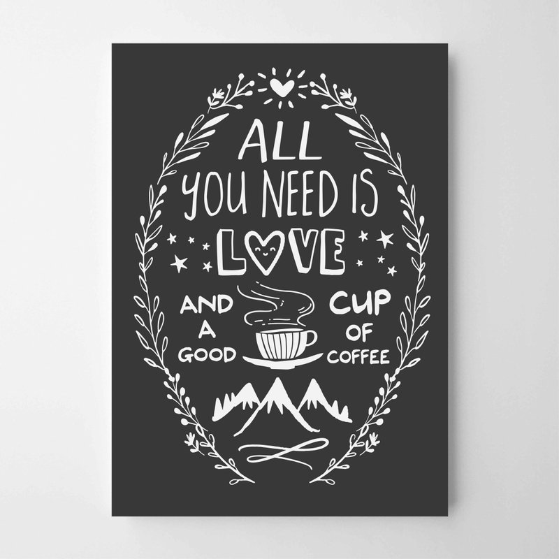 coffee chalkboard art #2 畫 佈置 擺飾 臥室 浴室 餐廳 咖啡廳 - 擺飾/家飾品 - 紙 