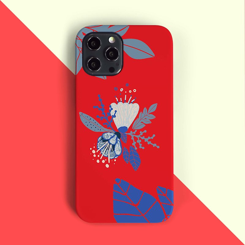 Spring flower - red Phone case - Phone Cases - Plastic Red