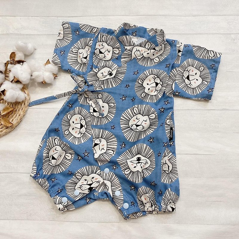 Little Lion King Shiping fart clothes _90 cm - Onesies - Cotton & Hemp Blue