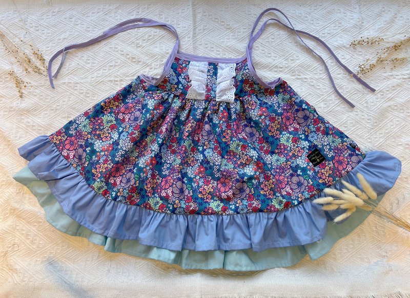 Pilvey Goes Around the Ocean-Blossoms - Skirts - Cotton & Hemp Multicolor