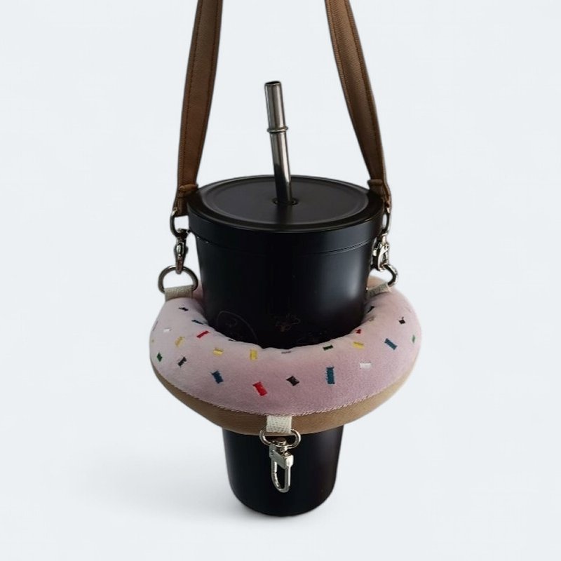 Donut Shape Drink Carrier Bag (Extra Size) - ถุงใส่กระติกนำ้ - เส้นใยสังเคราะห์ 