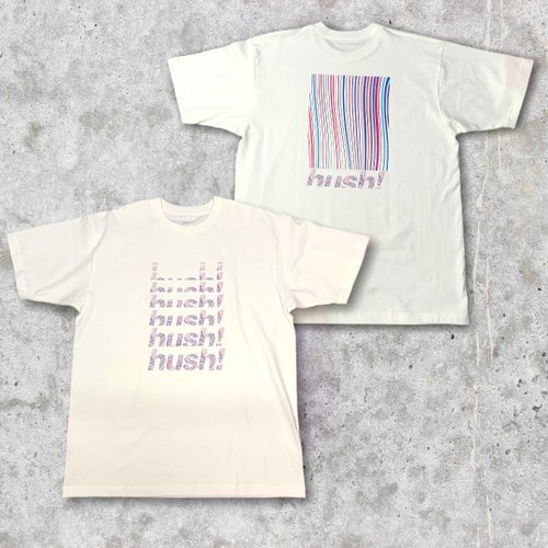 hush white t shirt