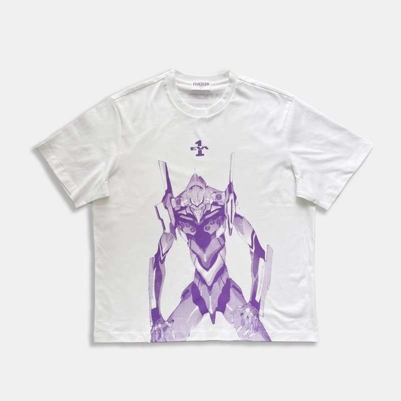 [Caravan EVA] Evangelion officially authorized peripheral products - short-sleeved T-shirt of the first machine - เสื้อยืดผู้ชาย - ผ้าฝ้าย/ผ้าลินิน หลากหลายสี