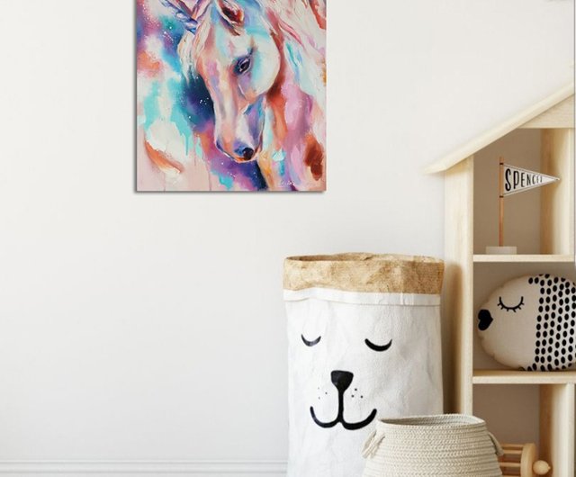 ユニコーン　絵画　壁掛け Amazon.co.jp: Plus Nao(プラスナオ) ウォールステッカー