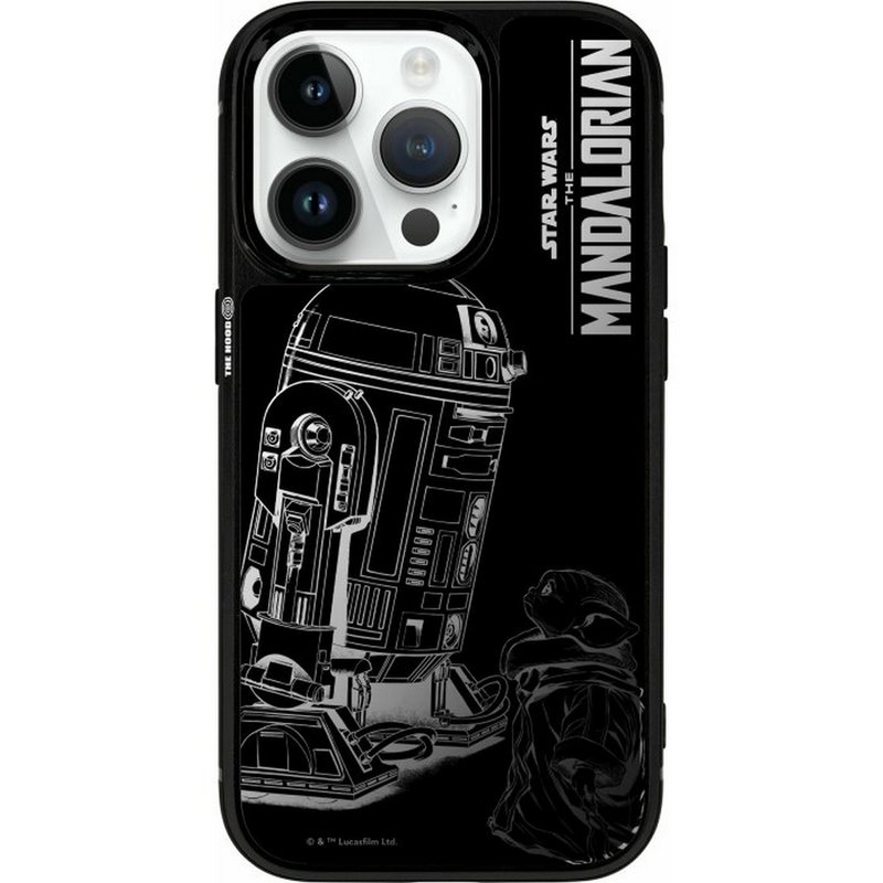 星際大戰:曼達洛人-R2D2 & yoda iPhone 16 Galaxy s24鏡面保護殼 - 手機殼/手機套 - 塑膠 多色