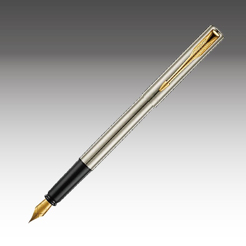 Parker 派克 新款威雅XL 鋼桿金夾鋼筆 免費刻字 - 鋼筆 - 其他金屬 銀色
