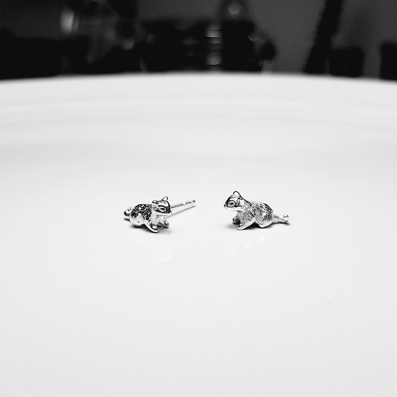Mini Honey Glider∣ Sterling Silver Handmade Earrings - Earrings & Clip-ons - Sterling Silver 