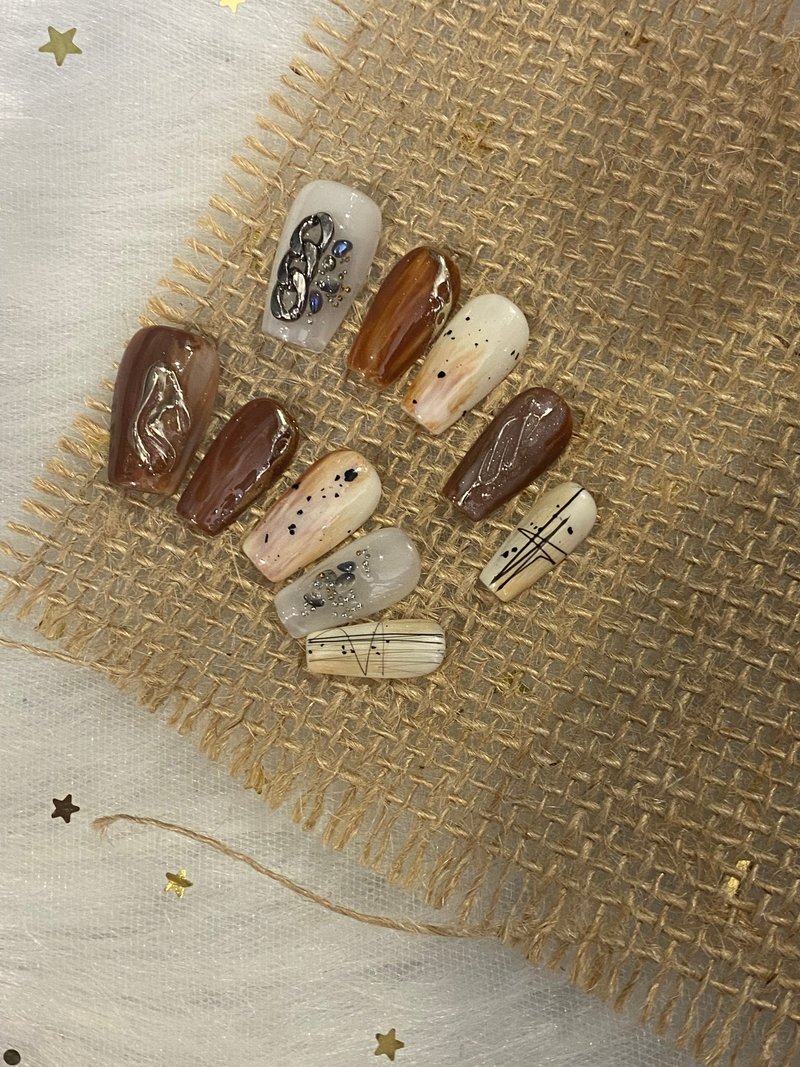 Nail arts/Press on nails/handmade 手工美甲 穿戴甲 古典主義2 - 其他 - 其他材質 