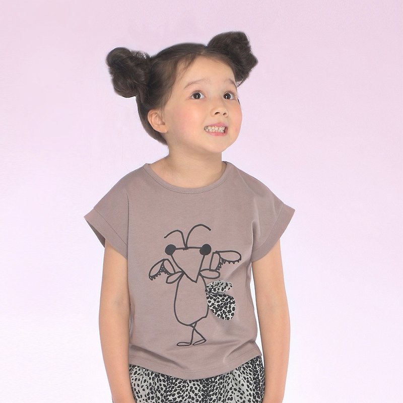 Ángeles-Little Designer Series Printing T-Shirt - Mantis (8A-10A) - อื่นๆ - วัสดุอื่นๆ 
