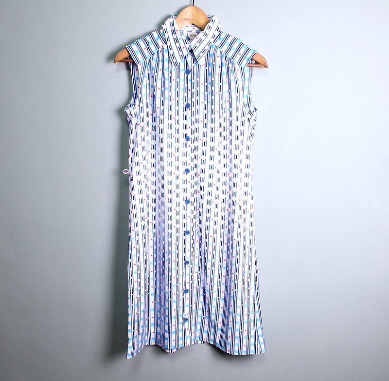 FOAK vintage Showa retro octagonal geometric dress - One Piece Dresses - Other Materials 