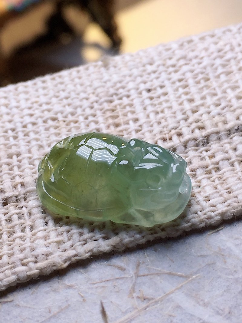 Jade Other Transparent - Ice Jade Dragon Turtle | Natural A Goods Jade | Gift