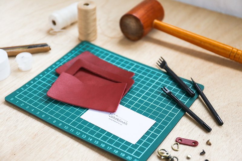 【體驗】【線上】皮革手縫DIY 七選一【含 DIY 材料包與影片】免費刻字