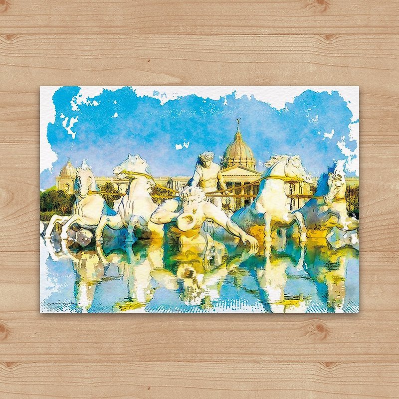 Postcard Painting Series – Chi Mei Museum