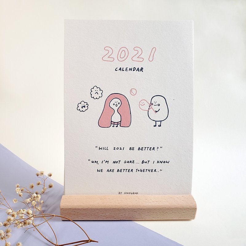 2021 Calendar – Better Together - Calendars - Paper Pink