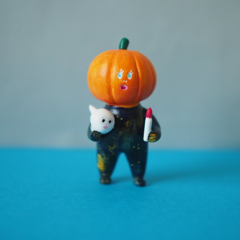 Mr. Pumpkin - 公仔/玩偶 - 黏土 橘色