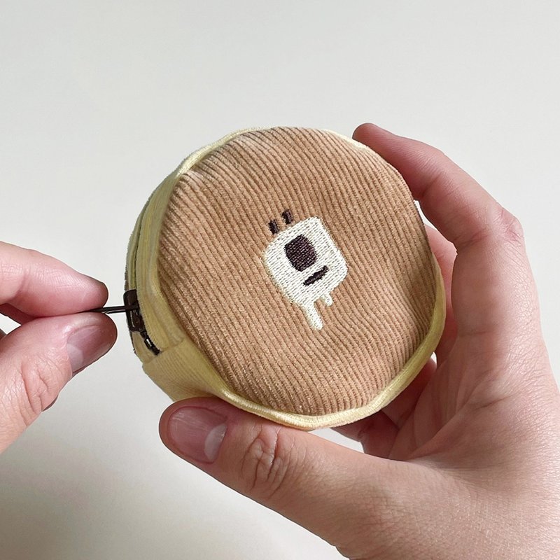 ang butter earphone pouch earphone storage - AirPods/耳機保護套 - 棉．麻 