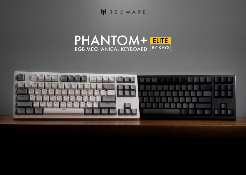 Tecware Phantom+ Elite 87鍵 RGB機械鍵盤 - 電腦配件 - 聚酯纖維 
