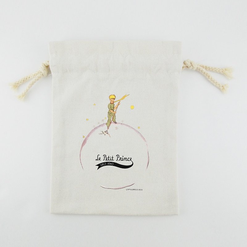 小王子經典版授權 - 束口袋(中)：【猢猻麵包樹】 - 其他 - 棉．麻 綠色