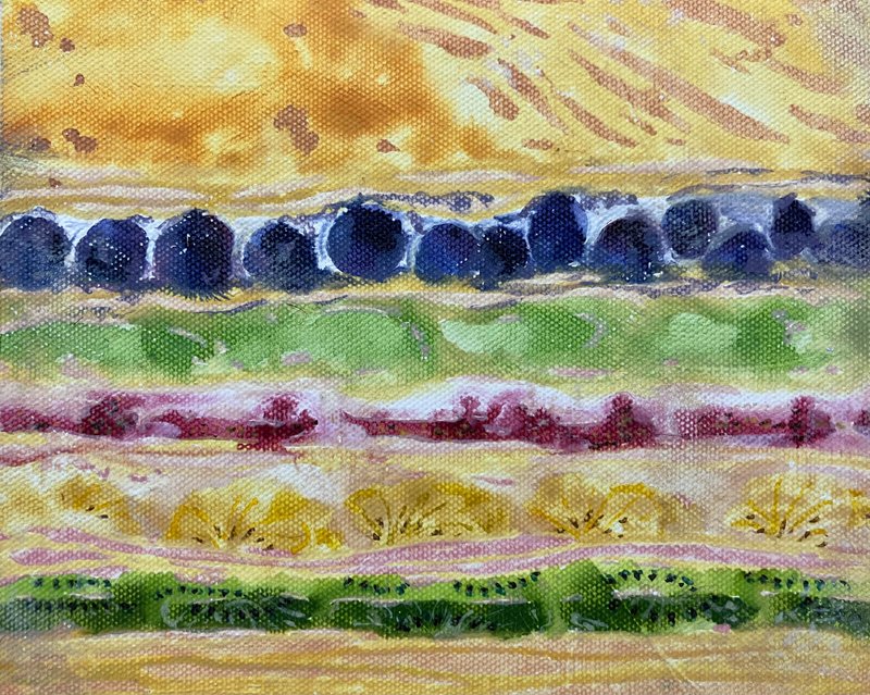 (孕期)想吃但不能吃-3 /手繪原畫 - 其他 - 顏料 橘色