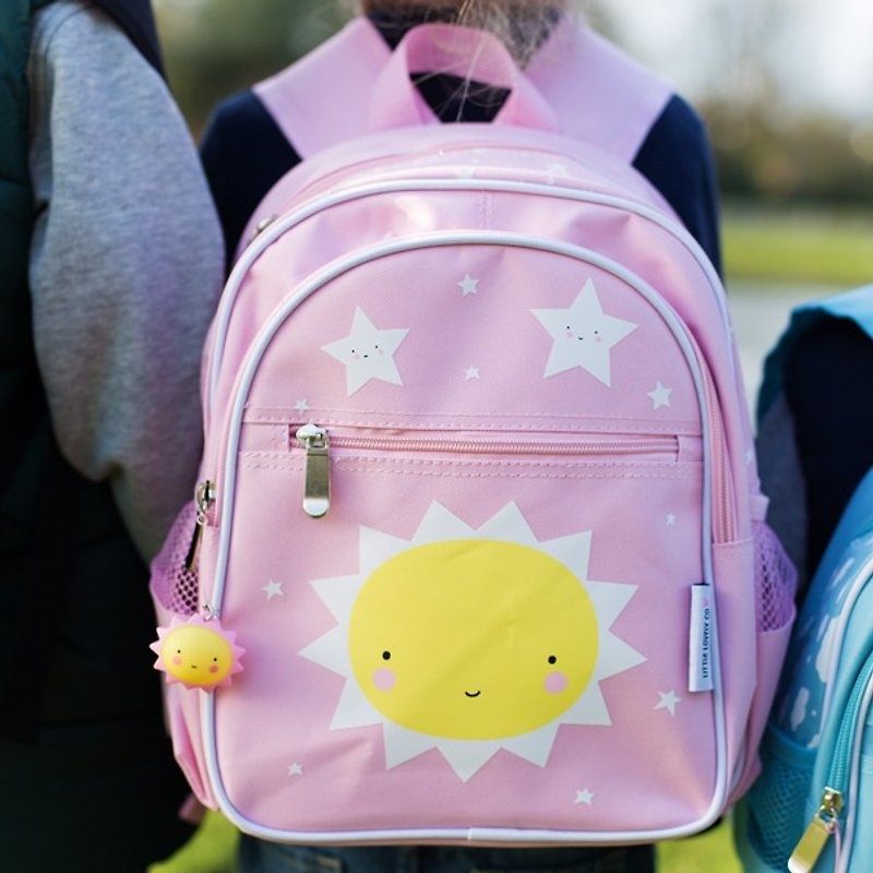 荷蘭 a Little Lovely Company – 太陽小姐小童背包 - 其他 - 聚酯纖維 粉紅色