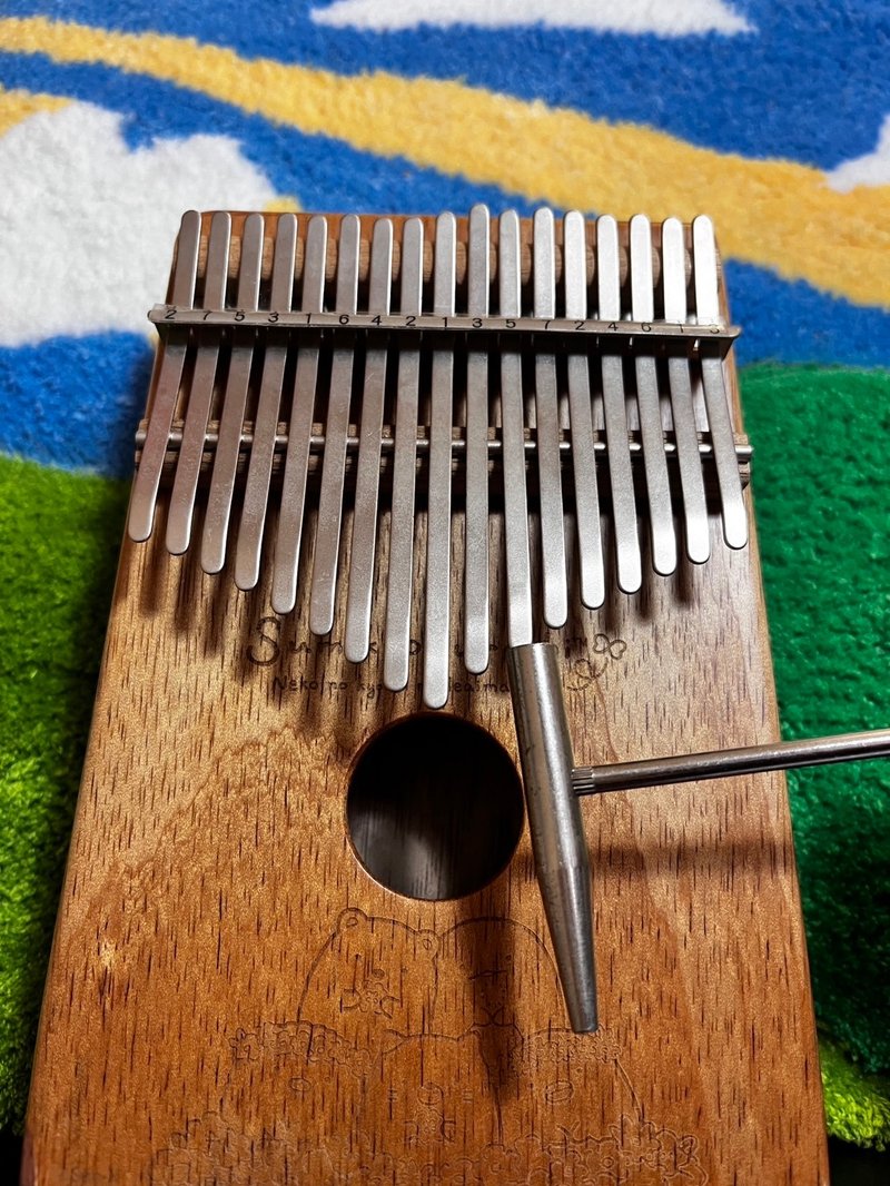 The perfect combination of music and handicrafts ~ DIY corner friend kalimba (thumb piano) one person forms a group - Indoor/Outdoor Recreation - Wood 