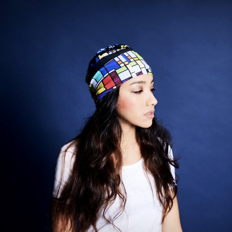 【City Collection_New York】Liberty Multifunctional Headwear - Other - Polyester Multicolor