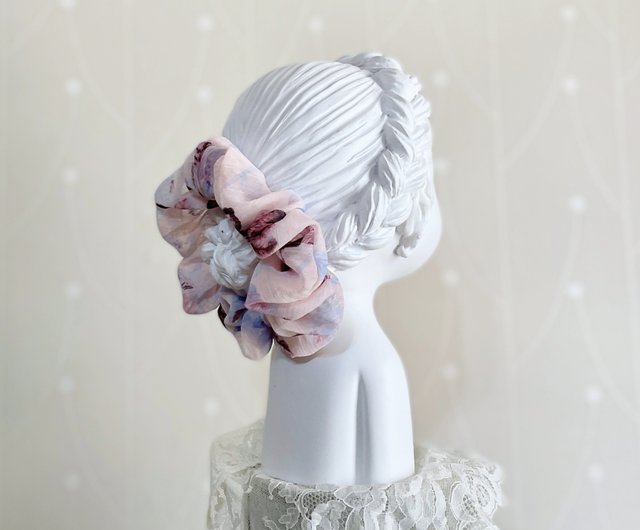 シュシュ  ヘアゴム  S44 布製シュシュ/シフォンシュシュ、ヘアゴム、ヘアゴム、ヘア