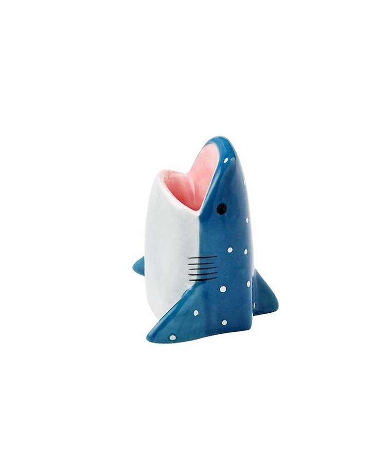 日本の磁石海洋生物の形の三次元歯ブラシホルダー/ペンホルダー（ジンベイザメ豆腐サメ）