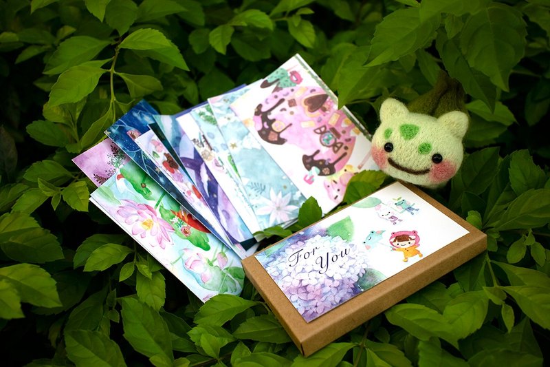 25 Comprehensive Illustrated Business Card-sized Cards and Gift Cards - การ์ด/โปสการ์ด - กระดาษ หลากหลายสี