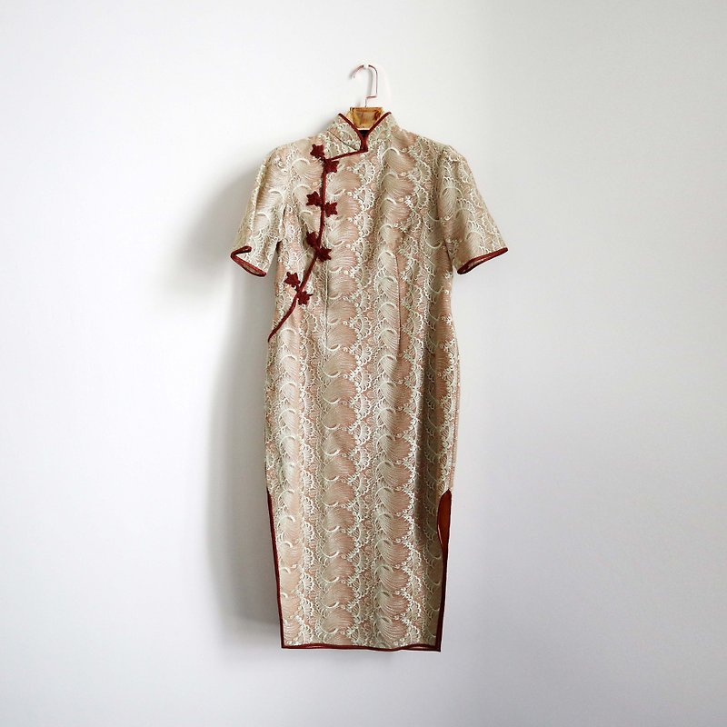 南瓜Vintage。古董 中國風 刺繡 旗袍 - 旗袍 - 其他材質 