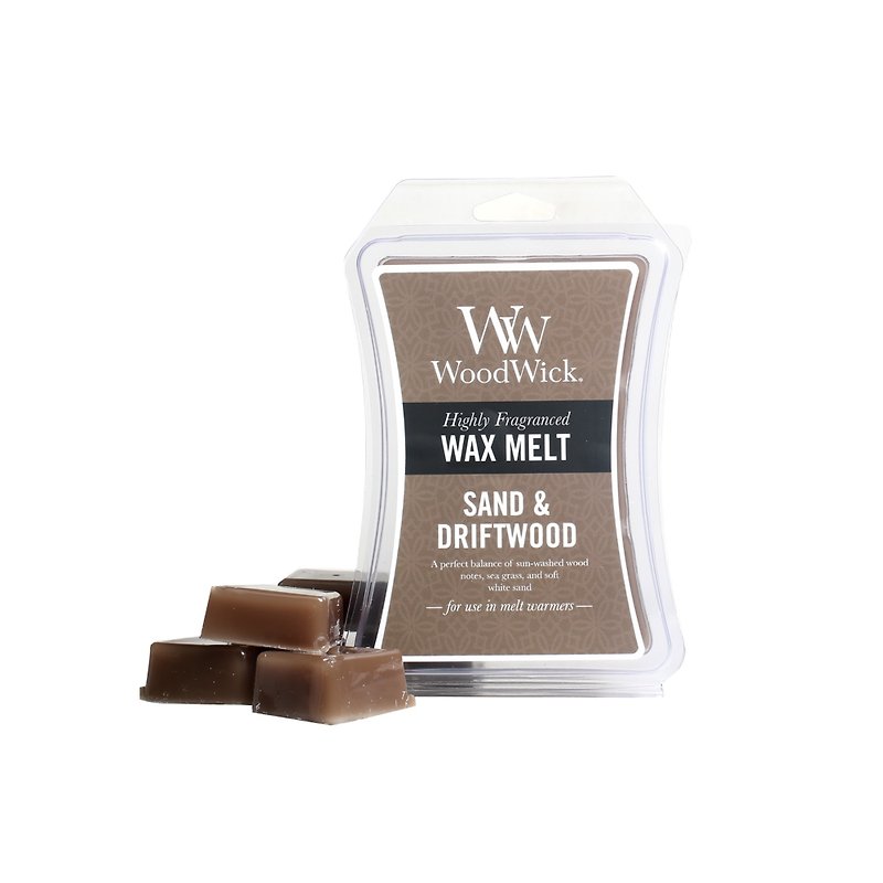 【VIVAWANG】 WW3oz Scented Wax (White Sand Floating Wood) Warm and Relaxing Cool Coconut with Shun Vanilla Cream Sunshine Soul - Candles & Candle Holders - Wax 