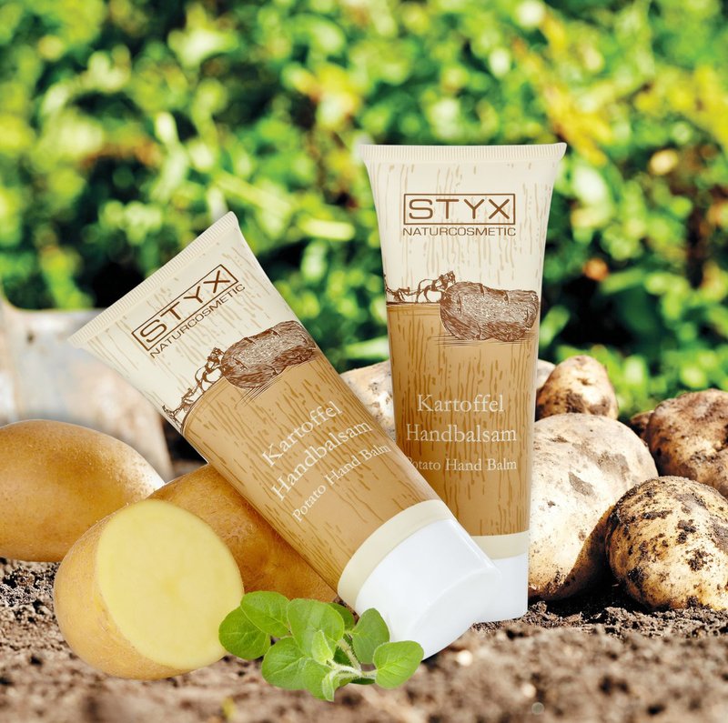 Good product on hand - STYX Potato Hand Cream | Highly nutritious and moisturizing | Solve dry and cracked hands injured by alcohol - Nail Care - Plastic Brown