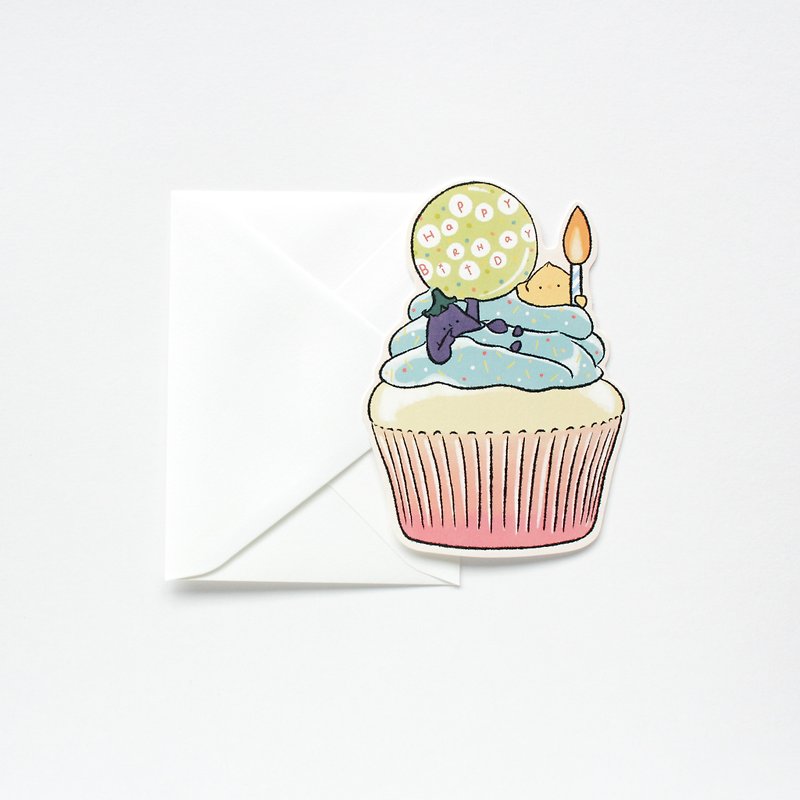 การ์ดอวยพร Little Joy - Birthday Cupcake