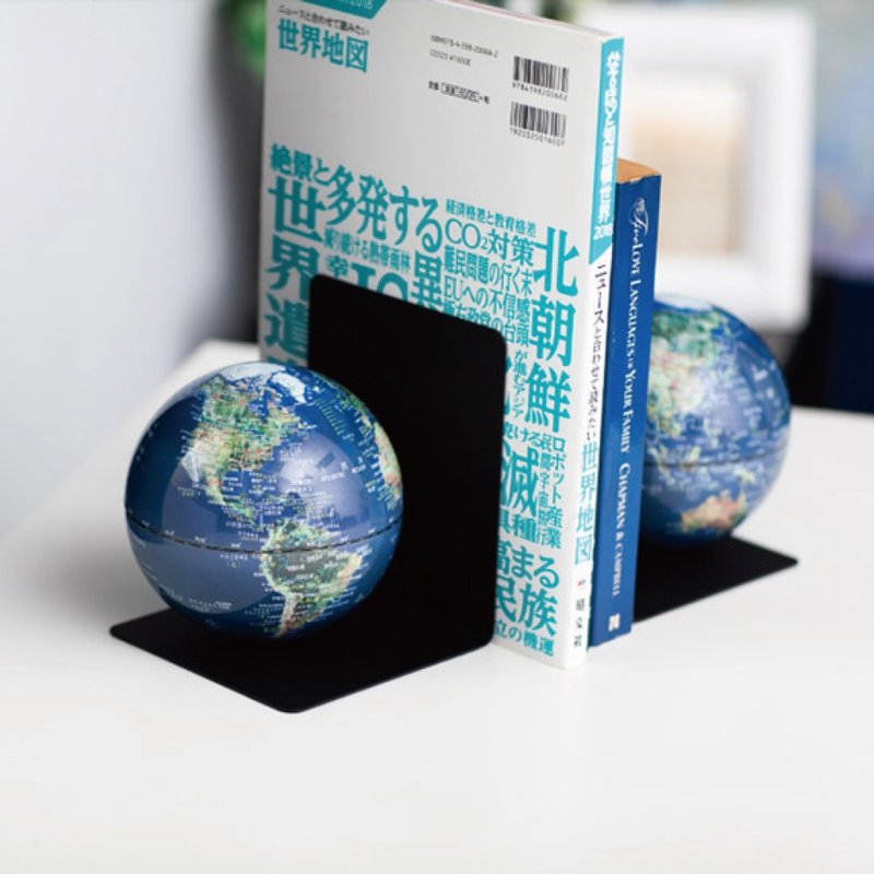 Skyglobe 5吋磁鐵書架地球儀(衛星)(中文版) - 擺飾/家飾品 - 其他材質 藍色