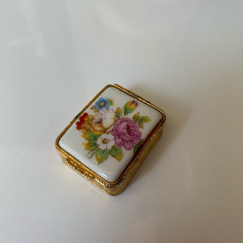 Vintage 義大利陶瓷飾品盒 - 其他 - 其他金屬 