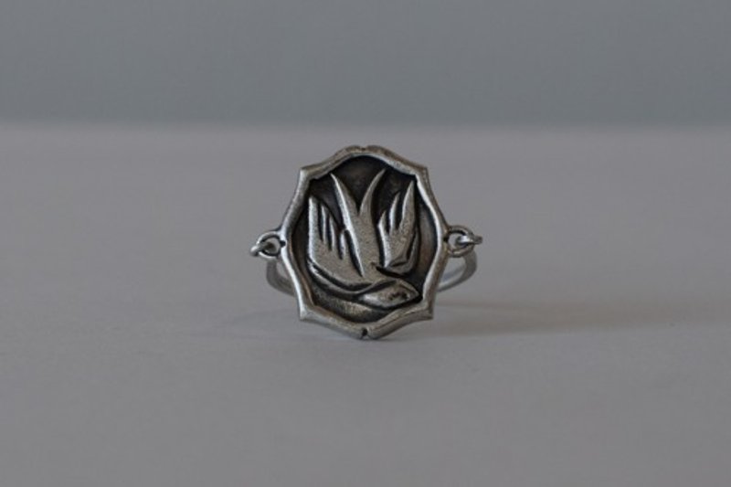 Swallow Charm Ring - General Rings - Other Metals 