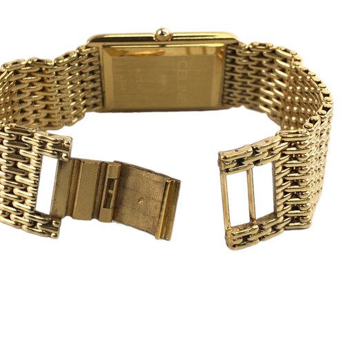 セリーヌ スクエア トリオンフ カレンダー ビンテージ 腕時計