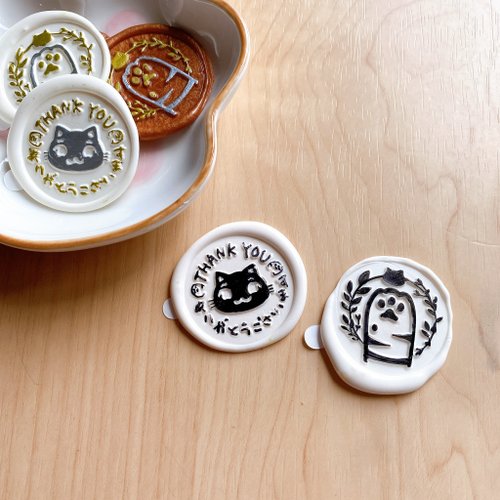 ˚シーリングワックスシール ✩.*˚ 封蝋ステッカー キャット ねこ 159 シーリングワックスシール ✩.*˚ 封蝋ステッカー キャット ねこ 159