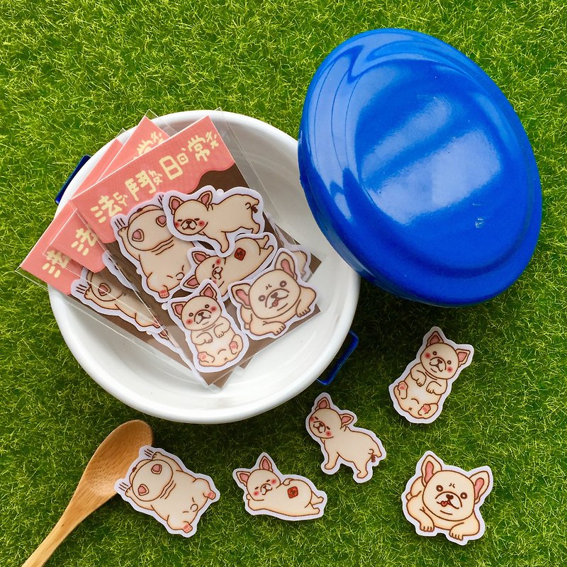 Fadou daily mini waterproof sticker bag SSS001 - Stickers - Paper Multicolor