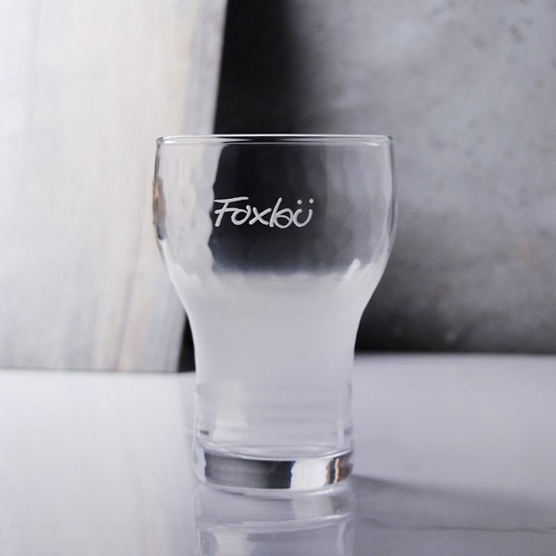 310cc [Japanese Toyo Sasaki Foam Cup] (LOGO version) Beer cup customized graduation - Bar Glasses & Drinkware - Glass Gray