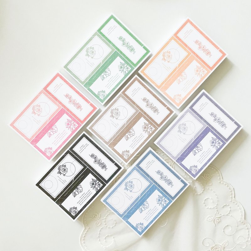 Simple square frame scrapbook notepads paper - 便條紙/便利貼 - 紙 
