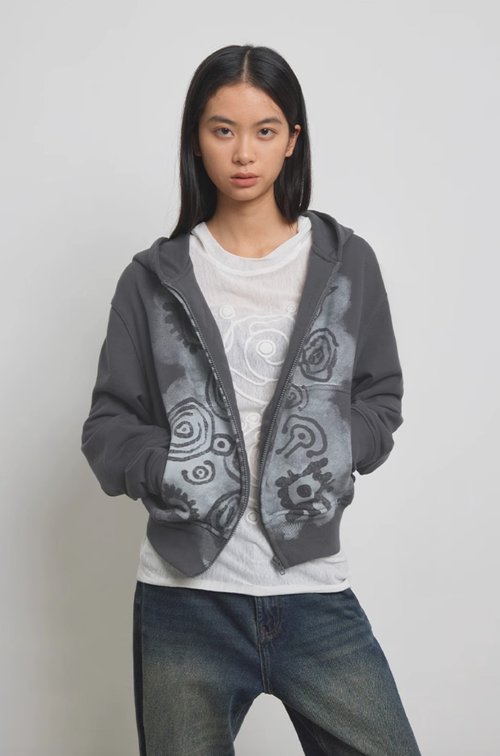 Petroglyph Print Hoodie