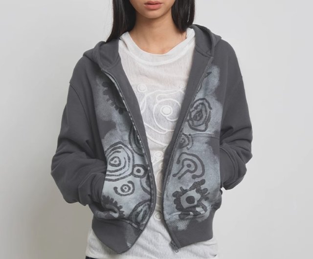 ☆新春福袋2024☆ 23AW 【即日発送】CONP Petroglyph Hoodie Print